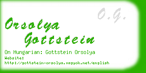 orsolya gottstein business card
